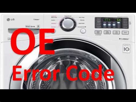 ue lg washer code|LG front